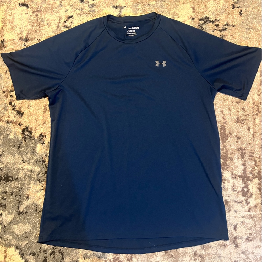 Under Armour Men's Dark Blue Short Sleeve Tee